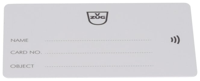 V-ZUG Scheda per l'utente CardSystem