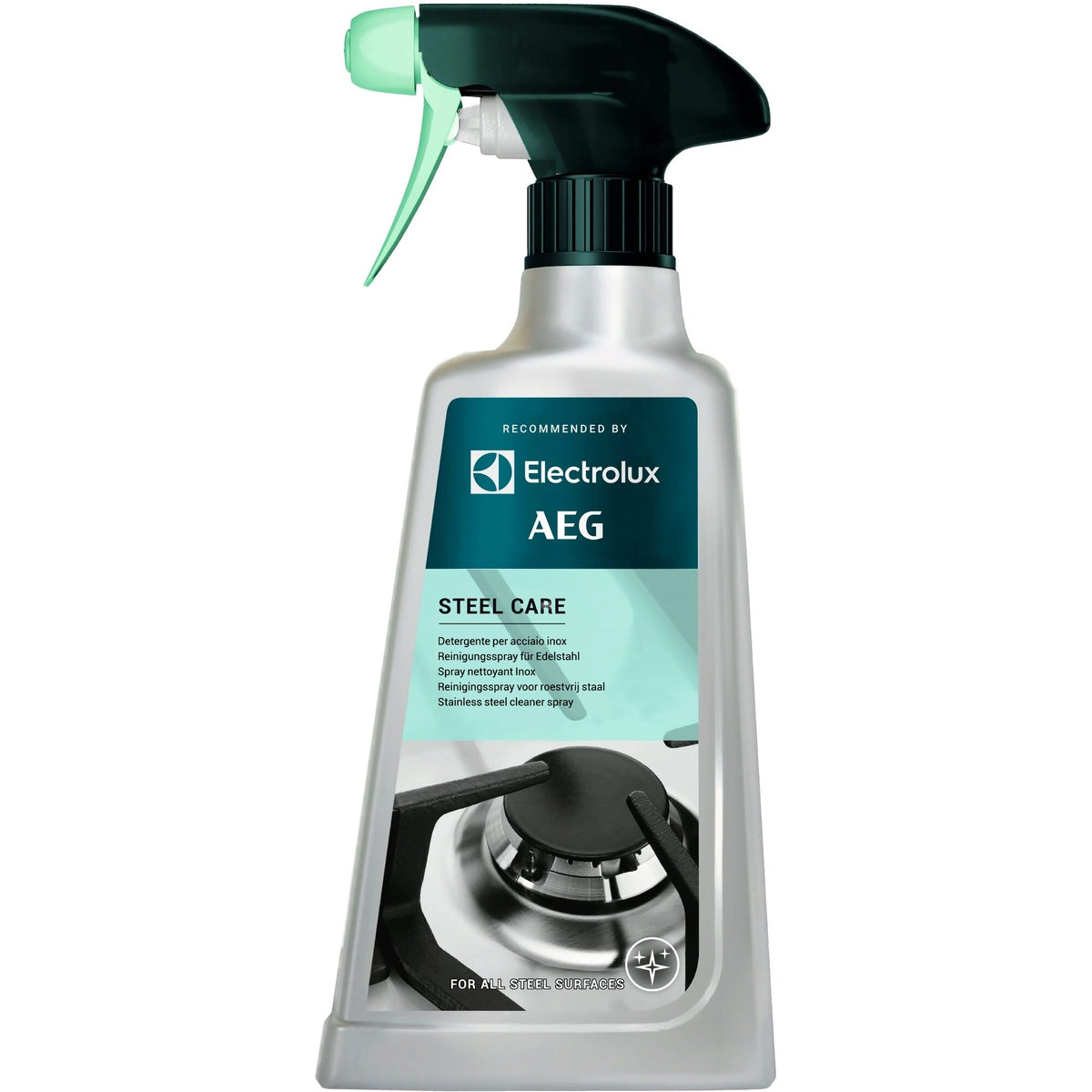 AEG M3SCS301 Detergente spray per acciaio chromato, 500 ml