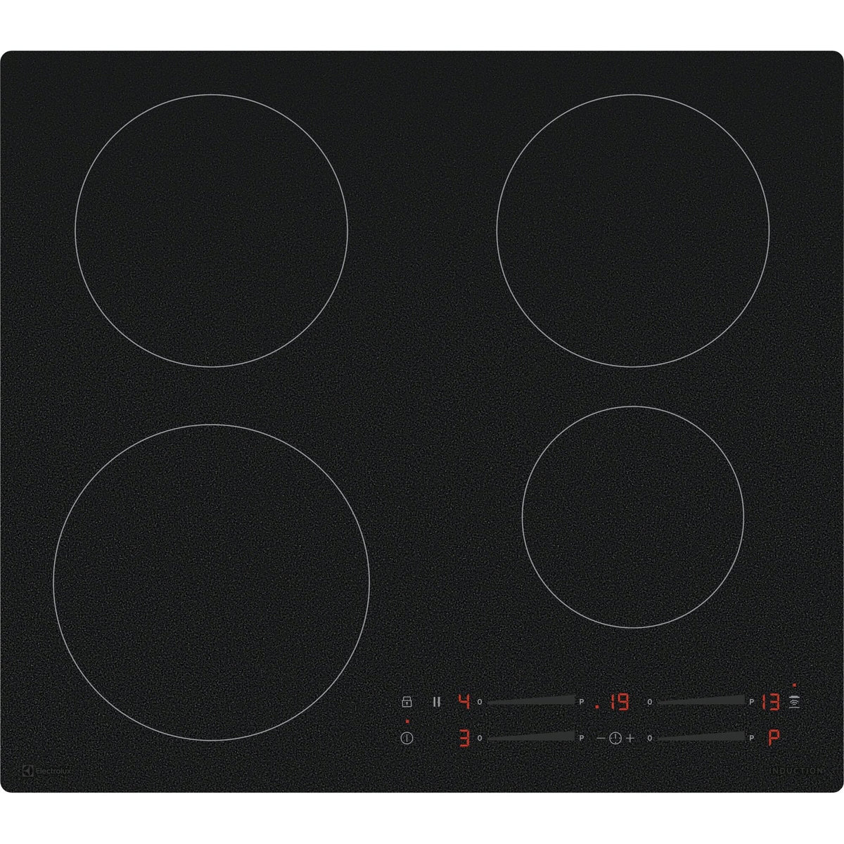 Electrolux GK58TSISO, Piano di cottura a induzione, SenseBoil™, SaphirMatt, Variante di incasso: Senza telaio, Numero zo