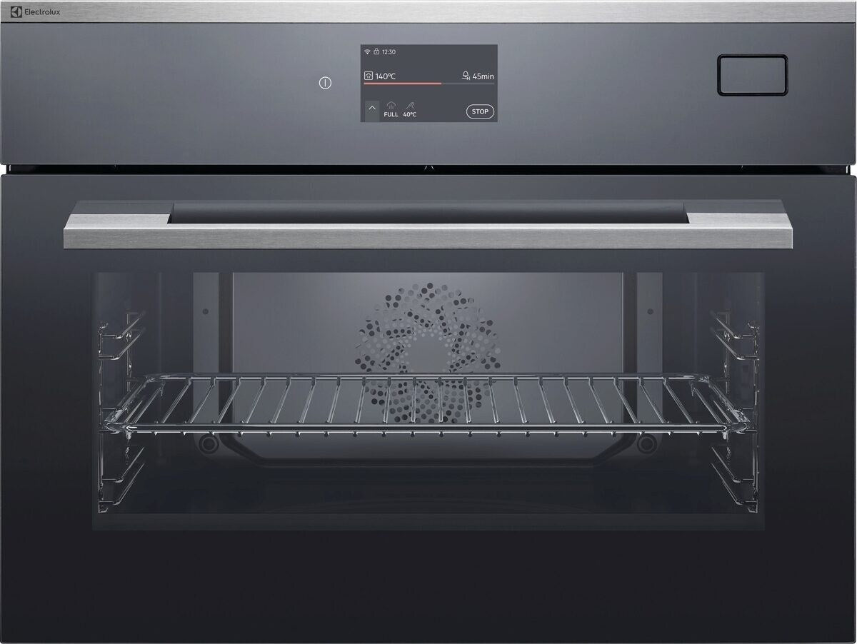 Electrolux EB4GL70CN, Forno da incasso CombiSteam Compact 45, Cromo Rivestimento antimpronta, Modalità di funzionamento: