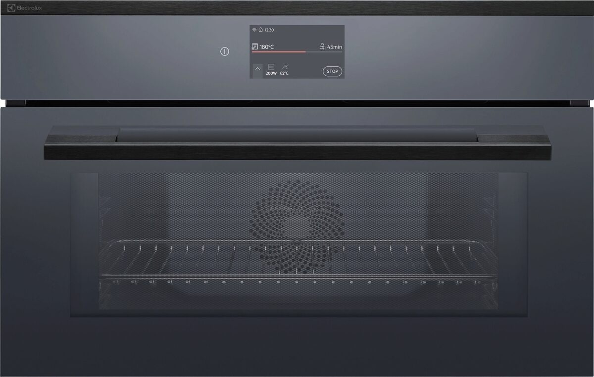 Electrolux EB3GL90KSP, Microonde Combi da incasso Compact 38, Nero effetto specchio, Modalità di funzionamento: Touch, T