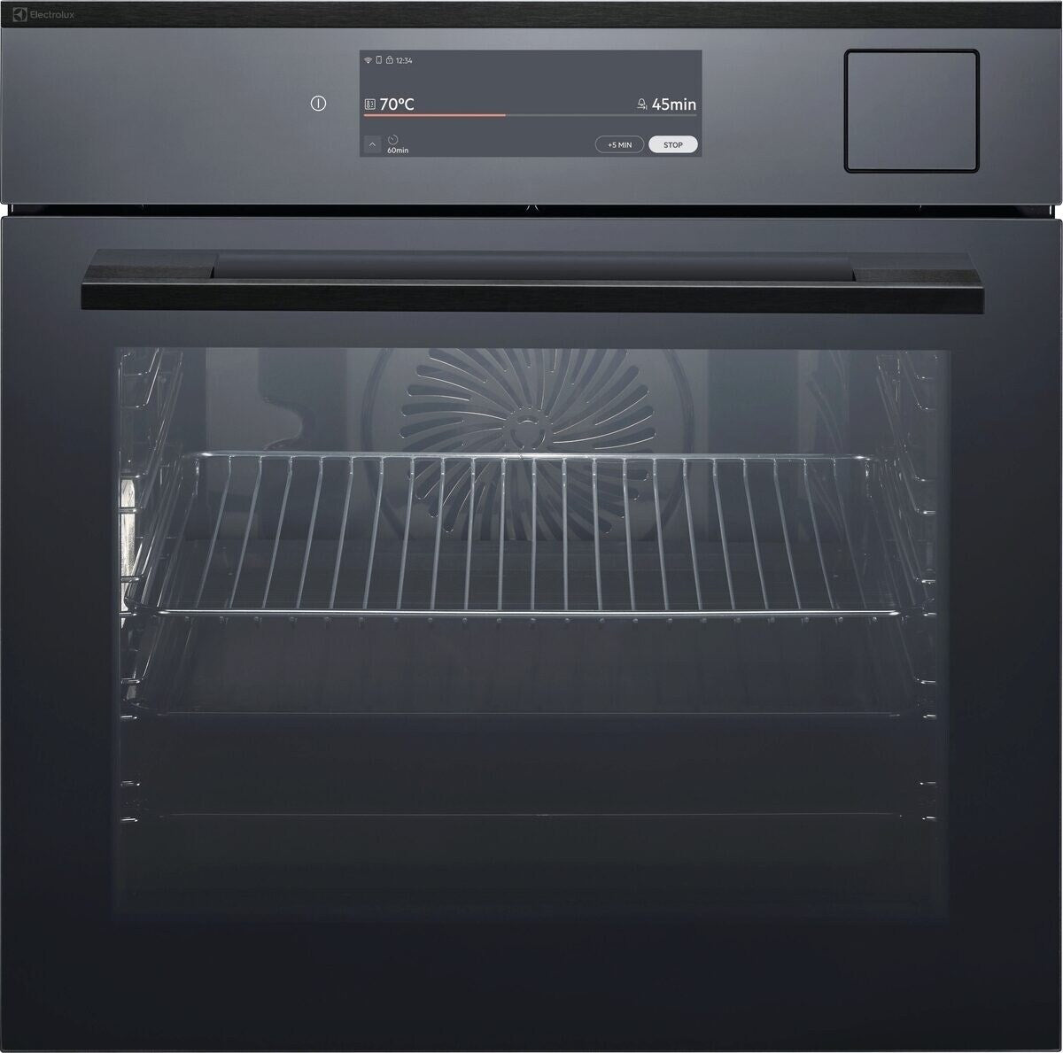 Electrolux EB6SL70KSP, Forno da incasso Profi Steam, Nero effetto specchio = vetro, Classe energetica: A++, Modalità di