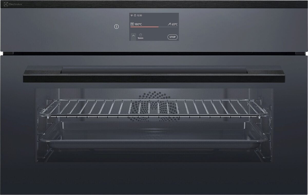 Electrolux EB3GL40SP, Forno da incasso Compact 38 Hotair, Nero effetto specchio = vetro, Classe energetica: A+, Modalità