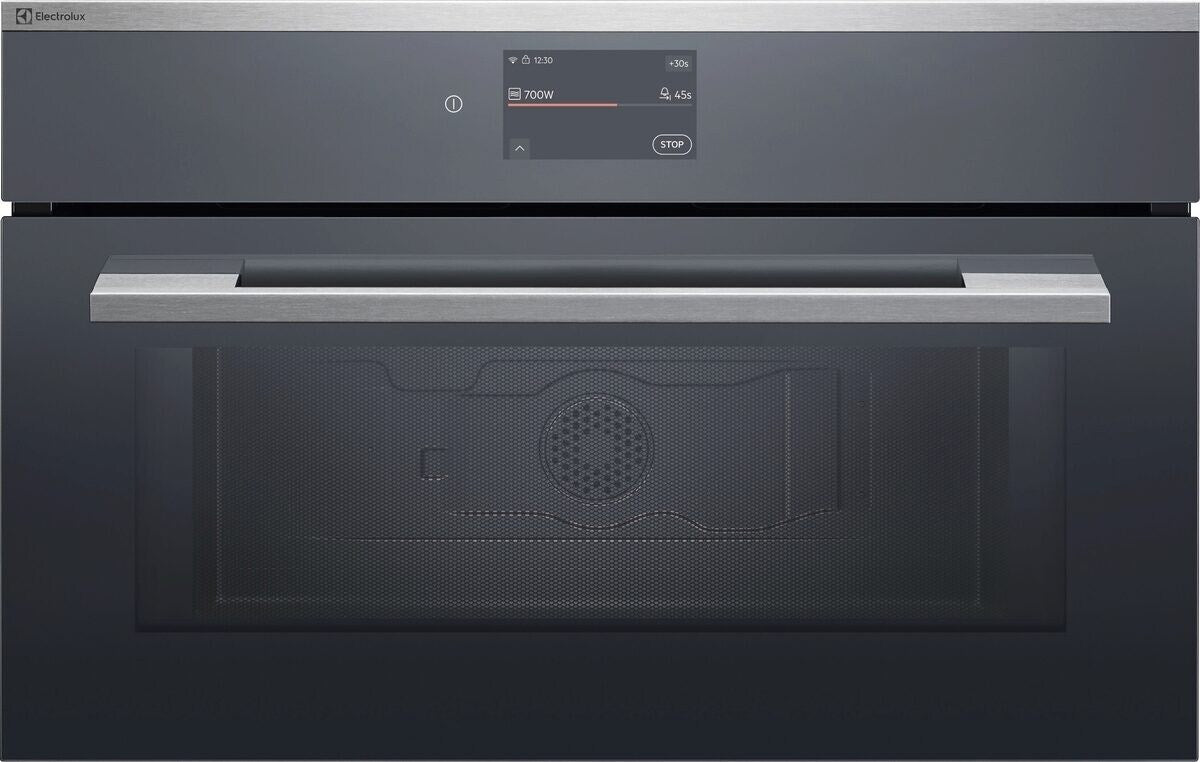 Electrolux EB3GL90CN, Microonde Solo da incasso Compact 38, Cromo Rivestimento antimpronta, Modalità di funzionamento: T