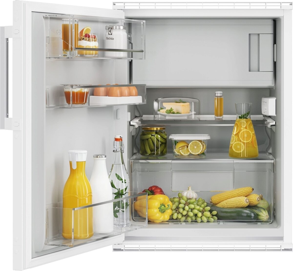 Electrolux EK136SLWE, Frigorifero, incasso, a sinistra, intercambiabile, Bianco, Classe energetica: D, Capacità utile to