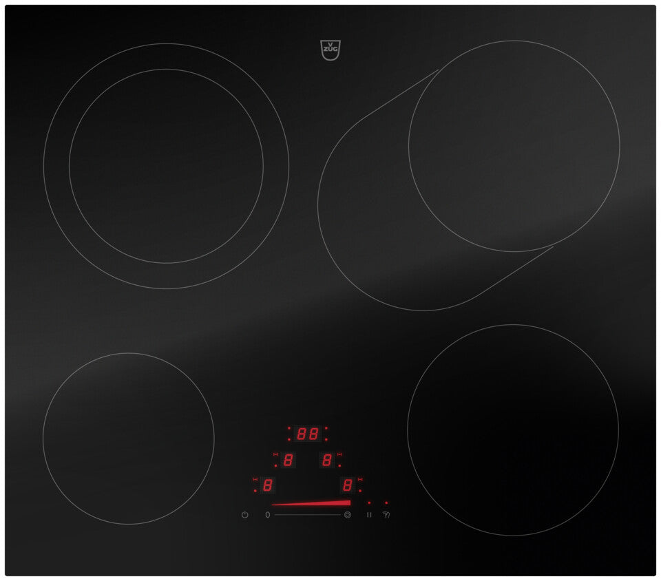 3117100001 - V-ZUG Piano cottura CookTop V4000 A604B - V-ZUG Electrodomestici