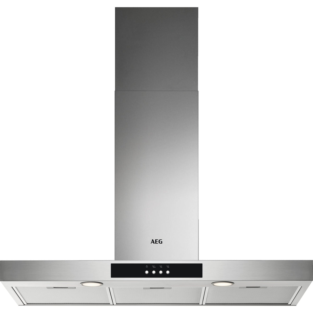 AEG AWH9416AM, Cappe design da parete, Cromo, Classe energetica: B, Numero di passi: 3, Livello massimo scarico (m3/h):