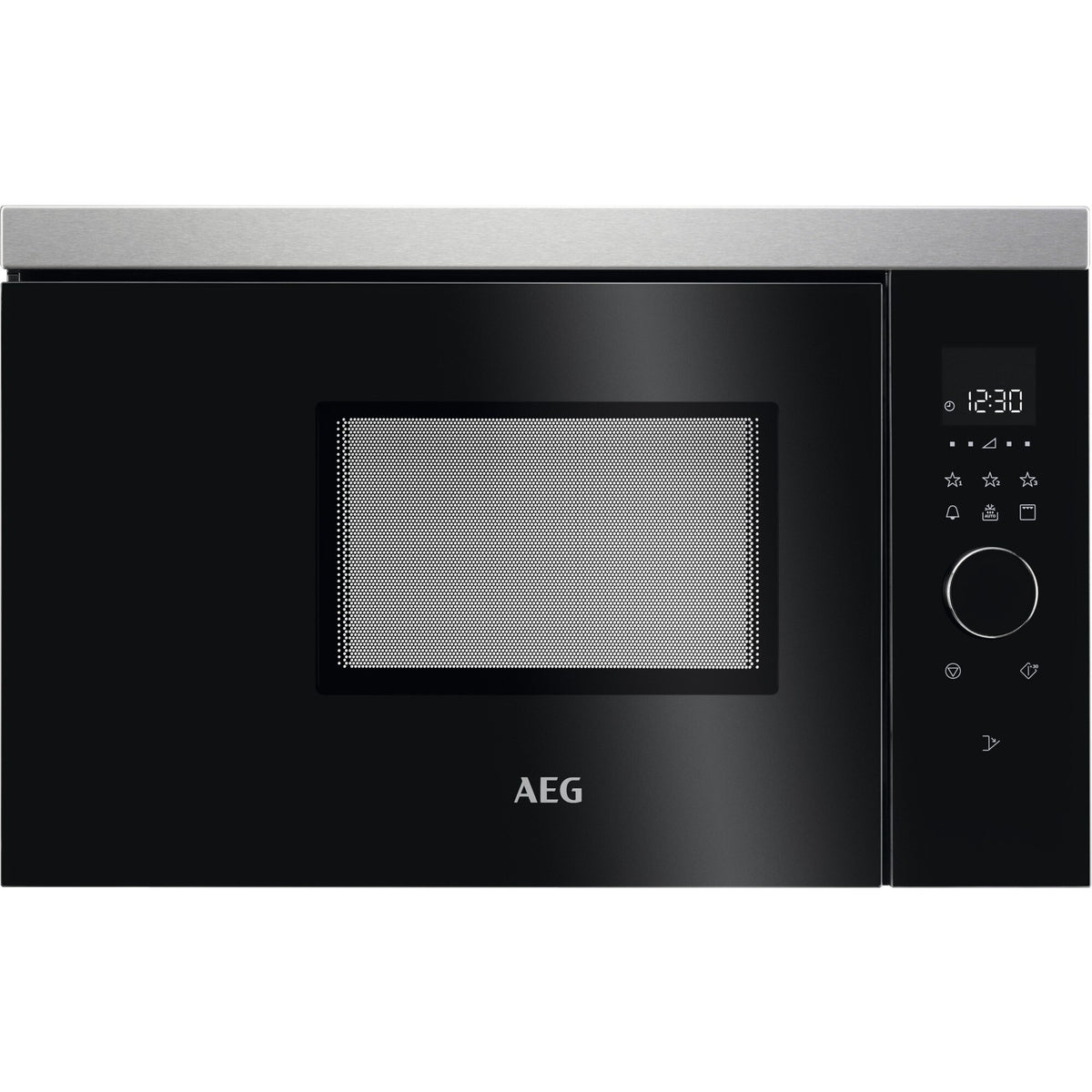 AEG MW17BEMGM, Forno a microonde, Cromo Rivestimento antimpronta, Modalità di funzionamento: Comandi a manopola, Tipo di