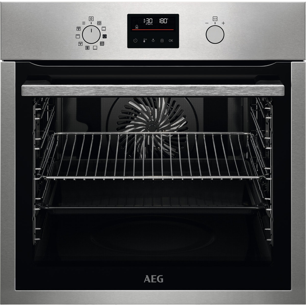 AEG BOBZDM, Forni da incasso, Cromo Rivestimento antimpronta, Classe energetica: A+, Modalità di funzionamento: Selettor