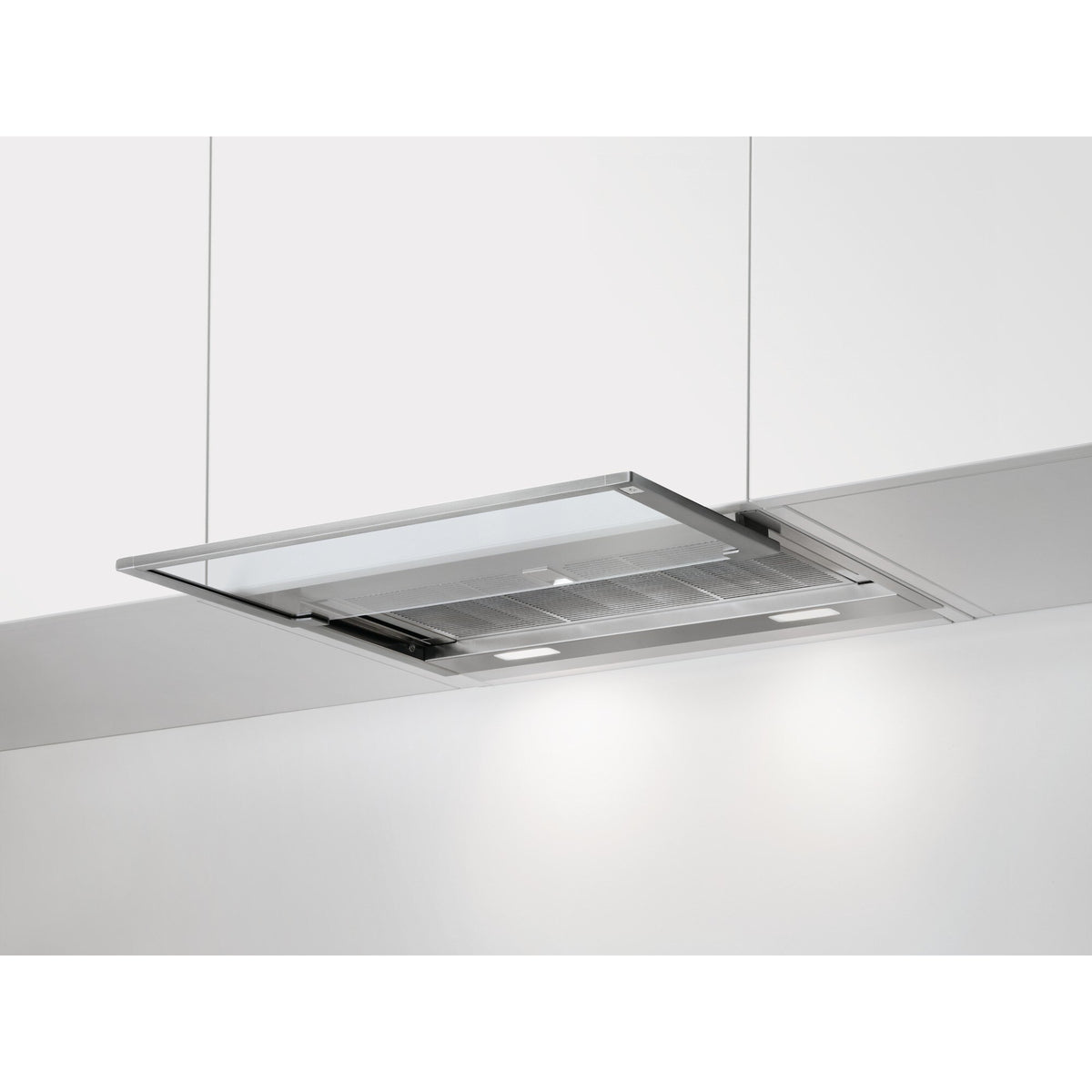Electrolux DAGL5542VI, Cappa aspirante piatta, Cromo, Classe energetica: A+, Numero di passi: 4, Livello massimo scarico