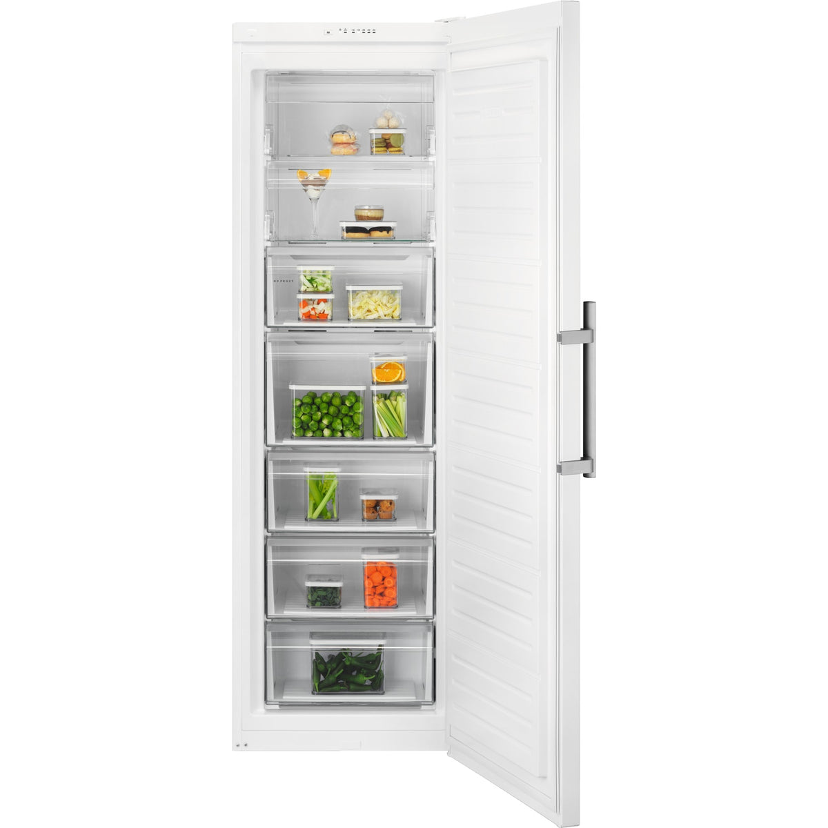 Electrolux SG280N, Congelatore verticale, a posa libera, a destra, intercambiabile, Bianco, Classe energetica: D, Capaci