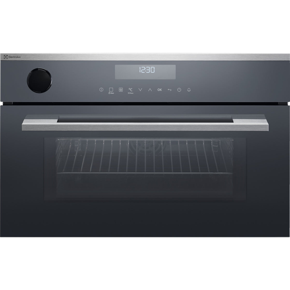 Electrolux EB3GL70KCN, Forno da incasso Profi Steam Compact 45, Cromo Rivestimento antimpronta, Classe energetica: A, Mo