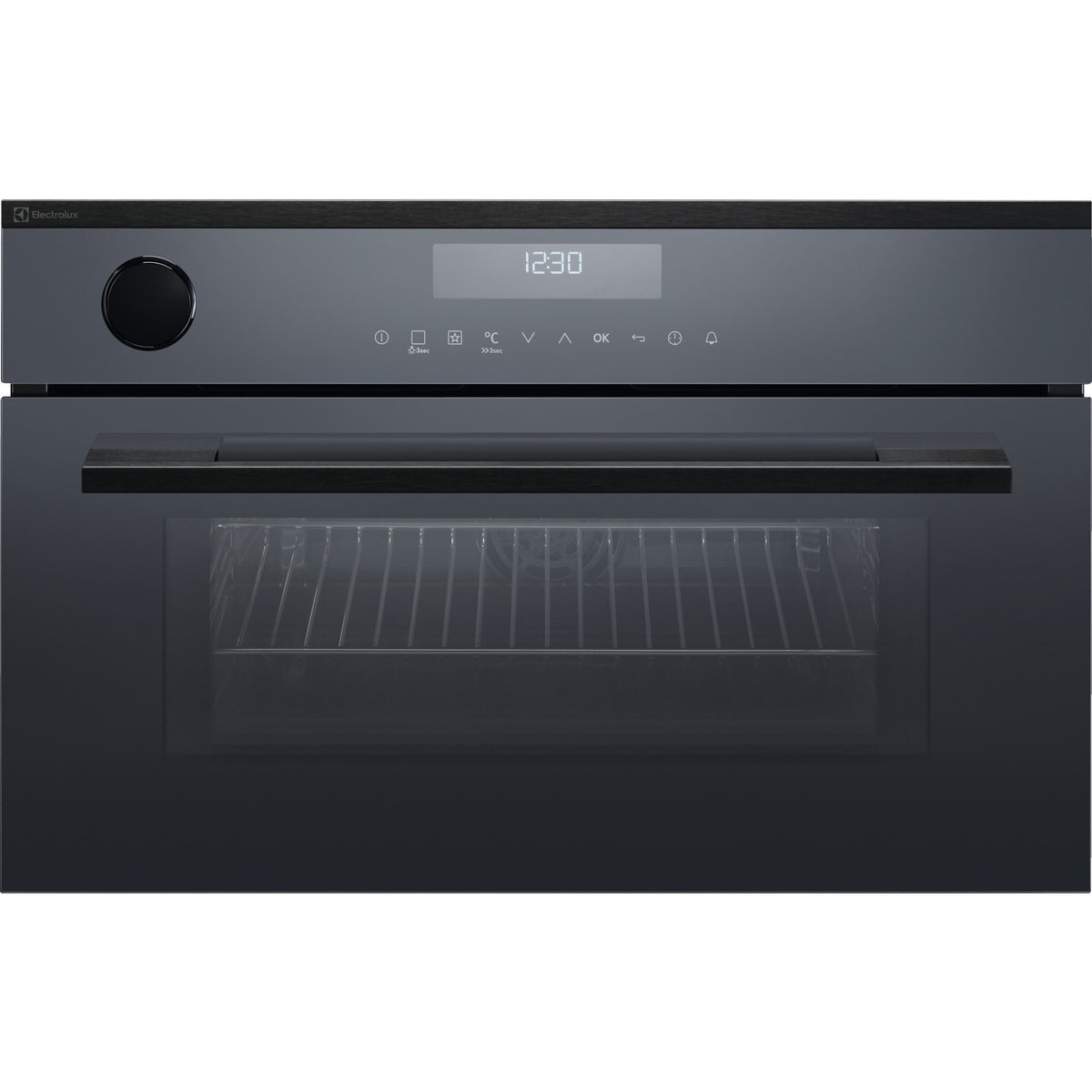 Electrolux EB3GL70KSP, Forno da incasso Profi Steam Compact 45, Nero, Classe energetica: A, Modalità di funzionamento: T