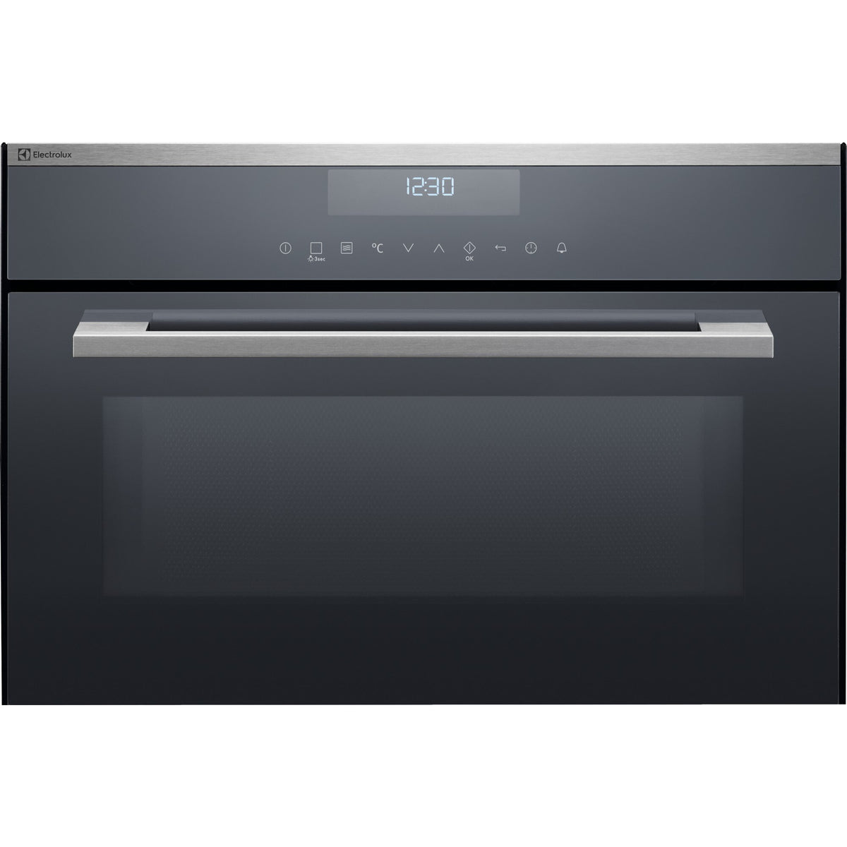 Electrolux EB3GL9CN, Microonde Solo da incasso Compact 38, Cromo Rivestimento antimpronta, Modalità di funzionamento: To