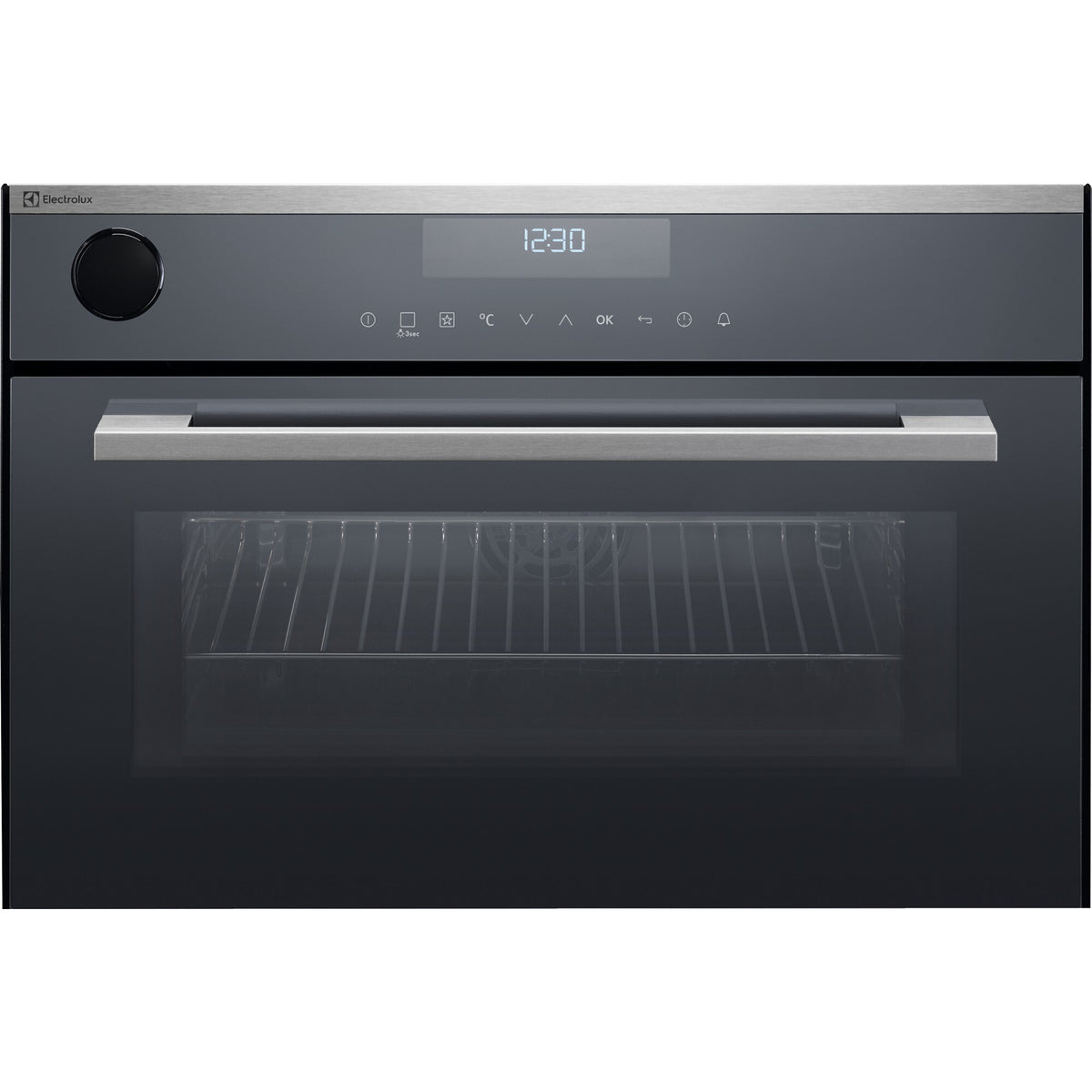 Electrolux EB3GL7KCN, Forno da incasso Profi Steam Compact 45, Cromo Rivestimento antimpronta, Classe energetica: A, Mod