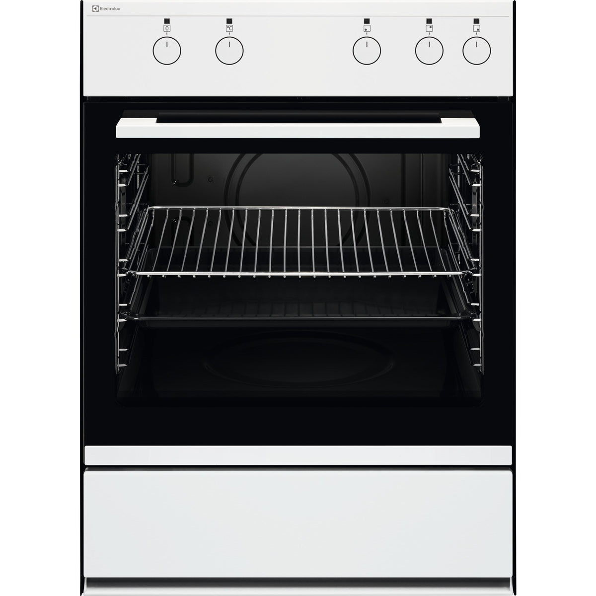 Electrolux EH7K1-3WE, Cucina da incasso, Bianco, Classe energetica: A, Modalità di funzionamento: Selettori comandi a sc