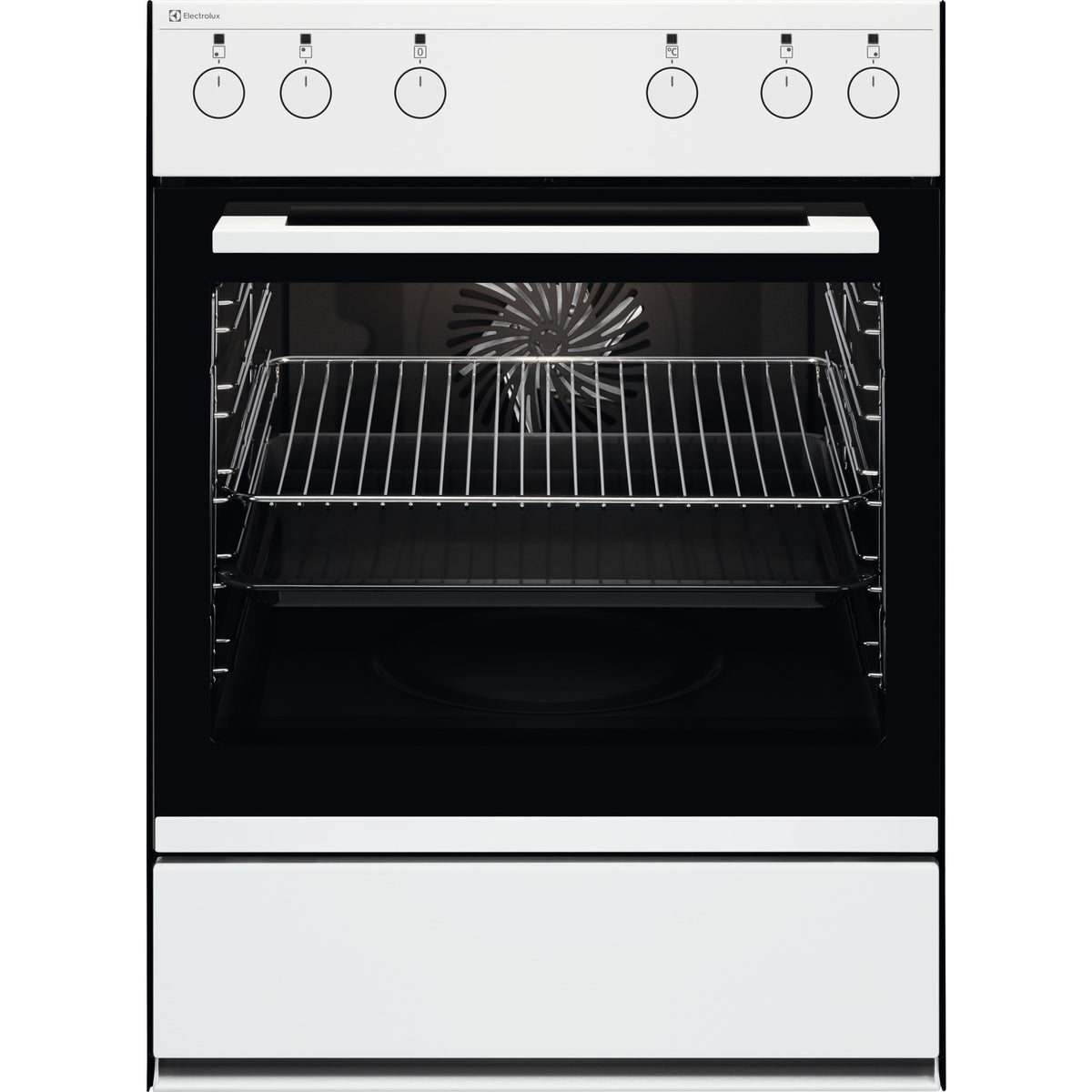 Electrolux EH7L2XWE, Cucina da incasso, Bianco, Classe energetica: A+, Modalità di funzionamento: Selettori comandi a sc