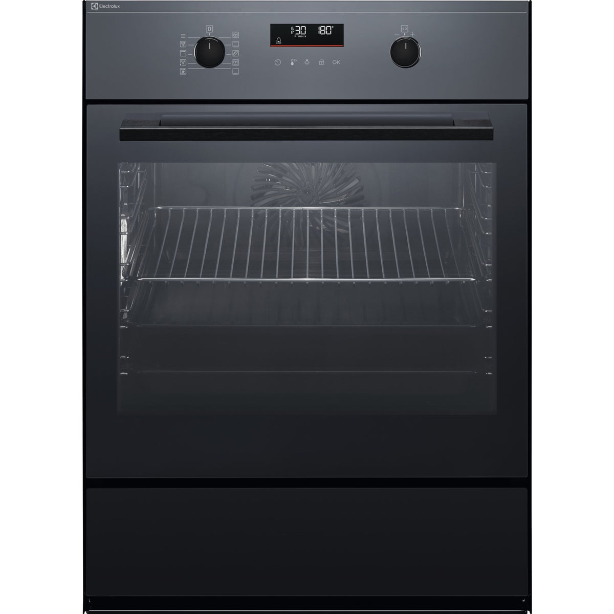 Electrolux EB7L5DSP, Forni da incasso, Nero effetto specchio = vetro, Classe energetica: A+, Modalità di funzionamento: