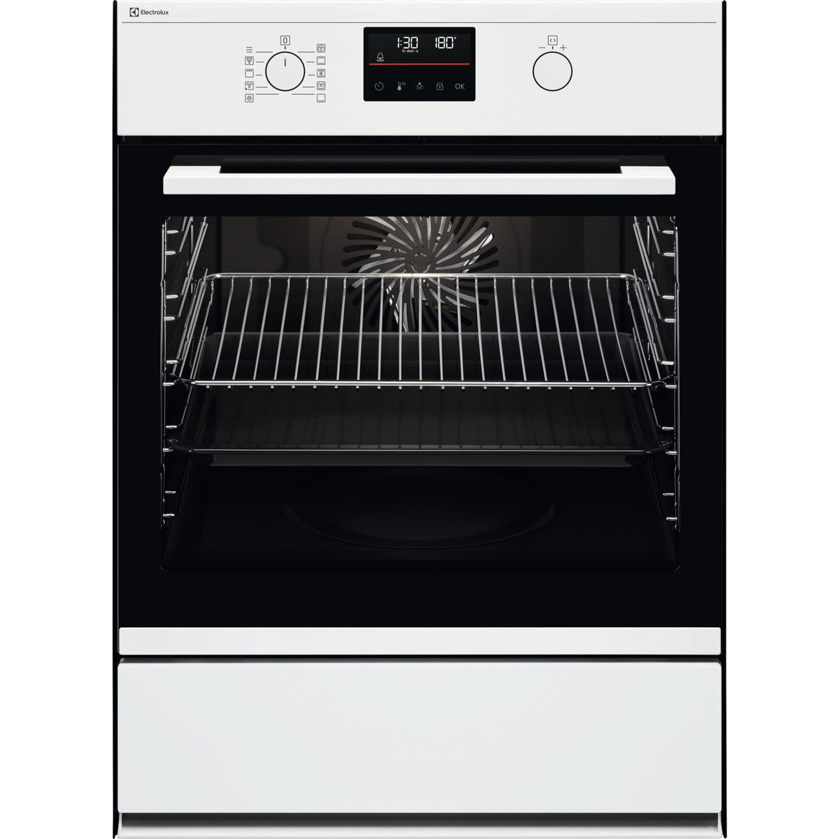 Electrolux EB7L4XWE, Forni da incasso, Bianco, Classe energetica: A+, Modalità di funzionamento: Selettori comandi a sco