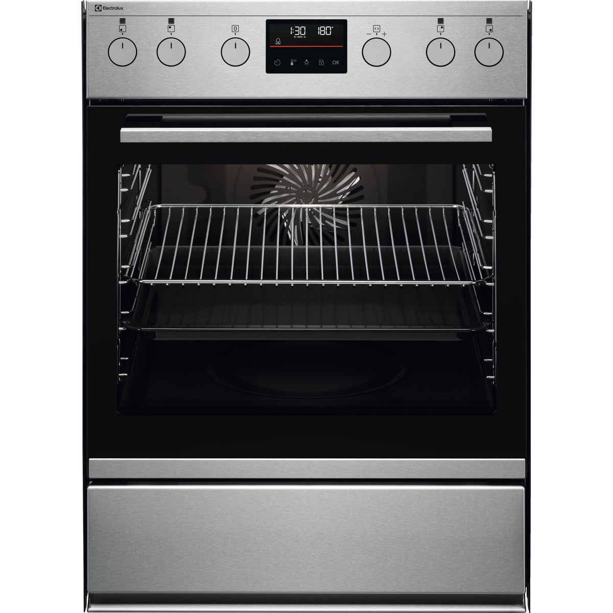Electrolux EH7L4XCN, Cucina da incasso, Cromo Rivestimento antimpronta, Classe energetica: A+, Modalità di funzionamento