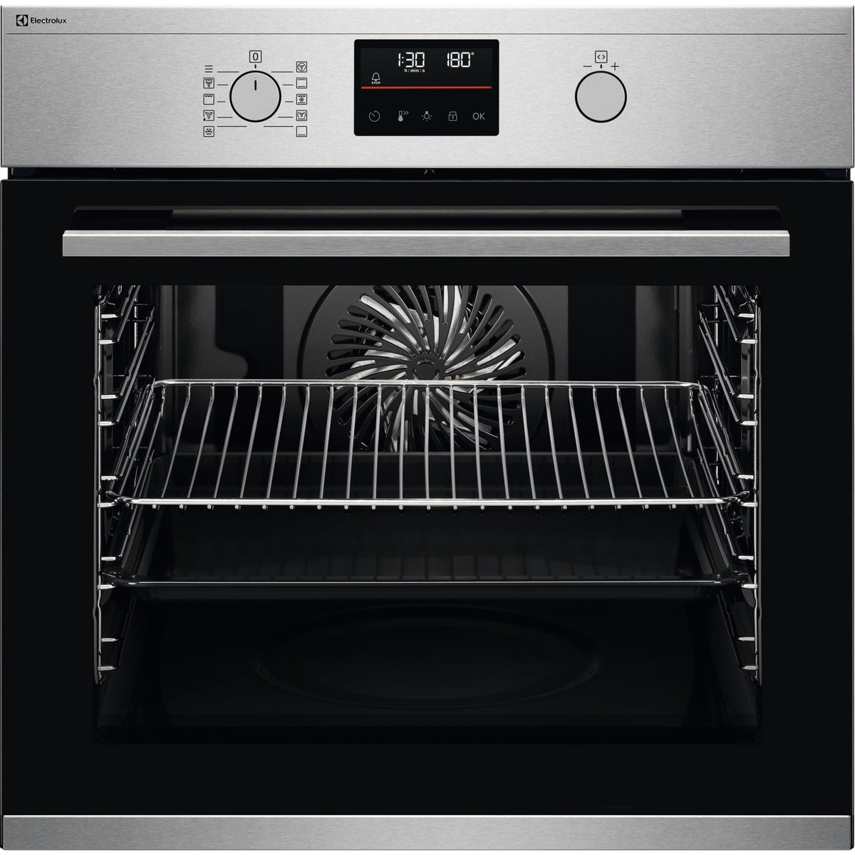 Electrolux EB6L40CN, Forni da incasso, Cromo Rivestimento antimpronta, Classe energetica: A+, Modalità di funzionamento: