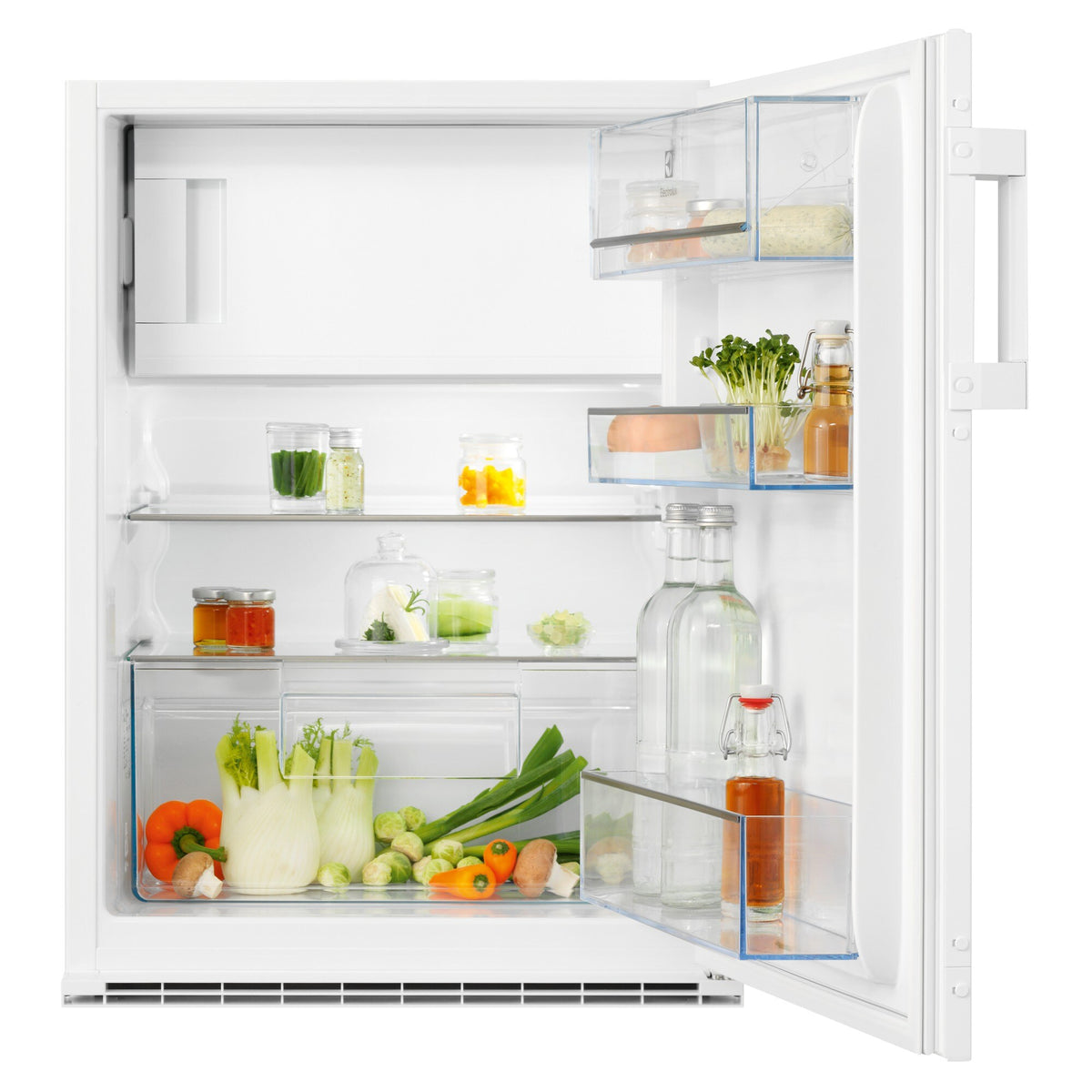Electrolux EK134SRWE, Frigorifero, incasso, a destra, intercambiabile, Bianco, Classe energetica: E, Capacità utile tota