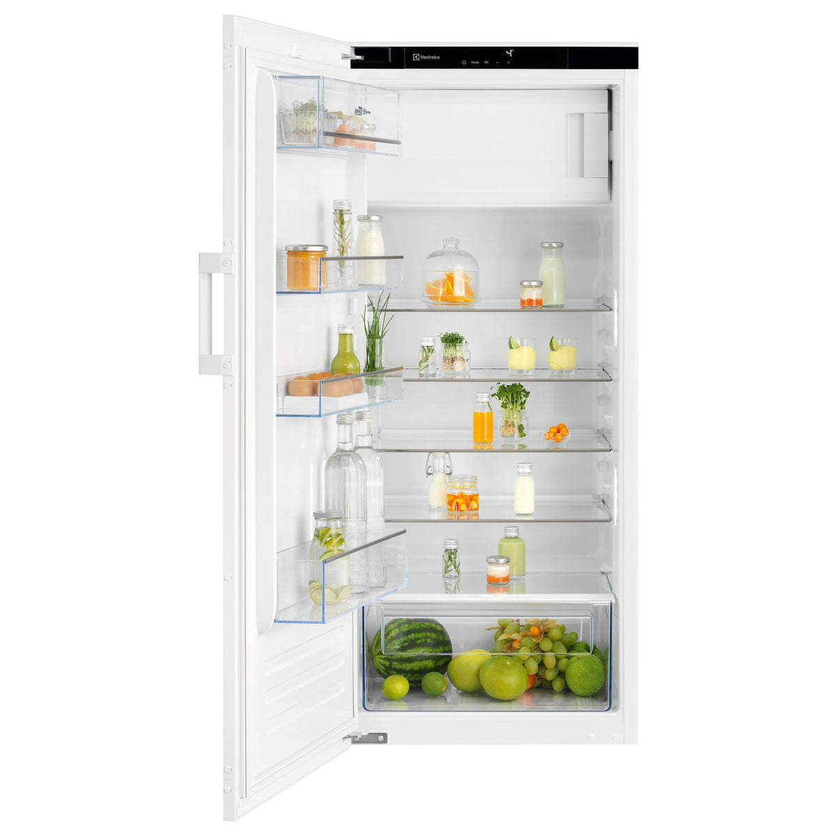 Electrolux EK242SLWE, Frigorifero, incasso, a sinistra, intercambiabile, Bianco, Classe energetica: E, Capacità utile to