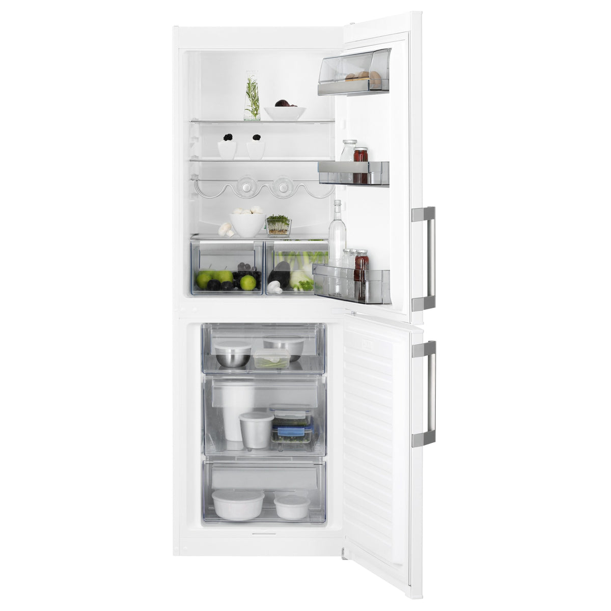 Electrolux SB310, Combinazione frigorifero/congelatore, a posa libera, a destra, intercambiabile, Bianco, Classe energet