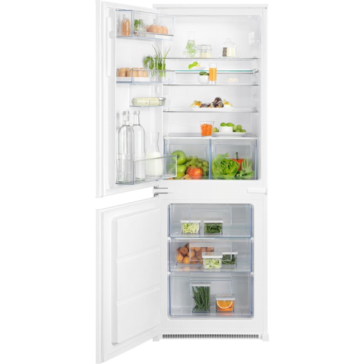 Electrolux IIK2356BL, Combinazione frigorifero/congelatore, incasso, a sinistra, intercambiabile, Bianco, Classe energet