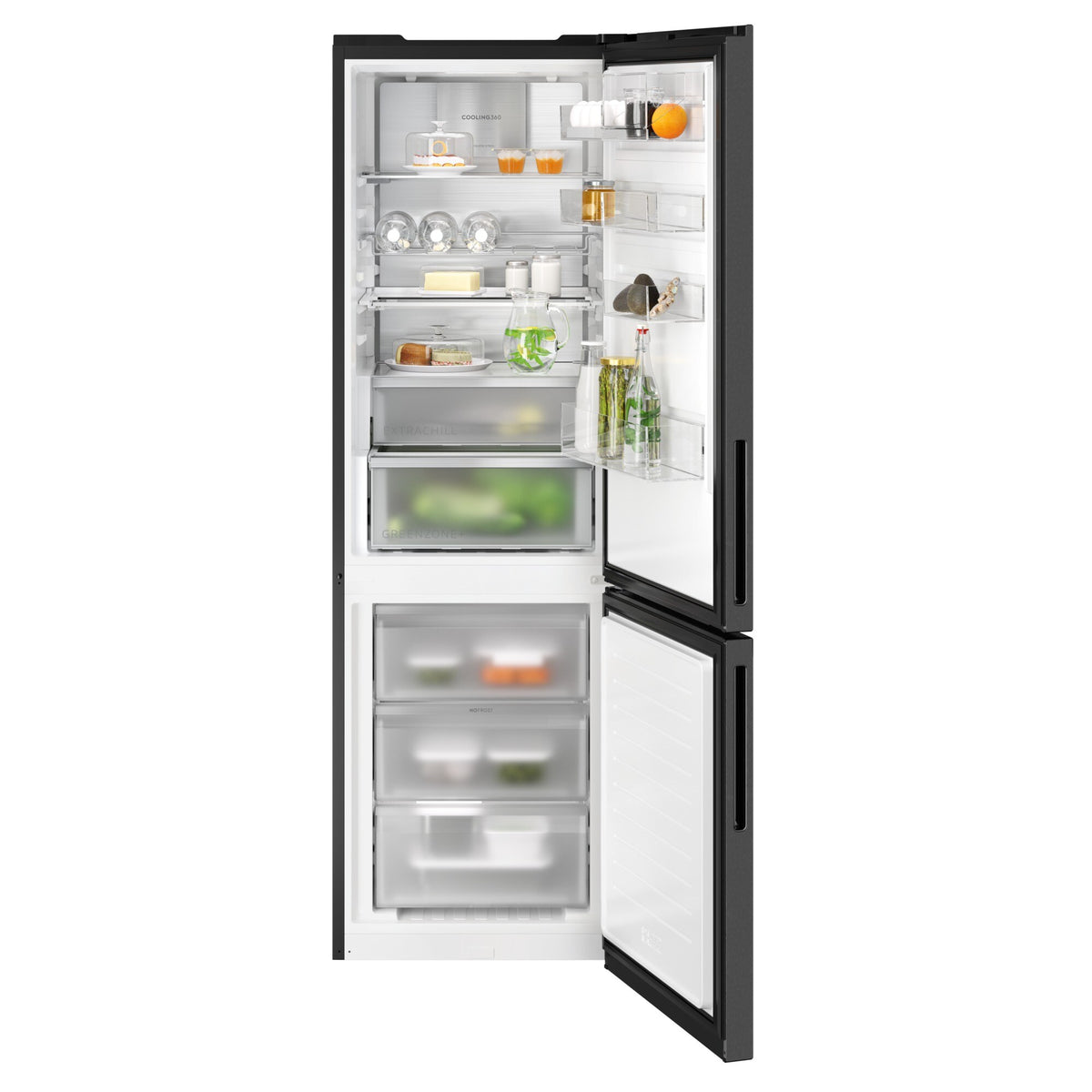 Electrolux SB330NIMS, Combinazione frigorifero/congelatore, a posa libera, a destra, intercambiabile, Bianco, Classe ene