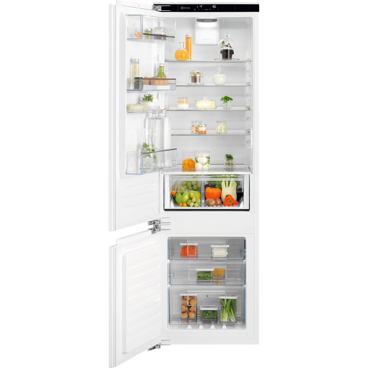 Electrolux IK305BNL, Combinazione frigorifero/congelatore, incasso, a sinistra, intercambiabile, Bianco, Classe energeti