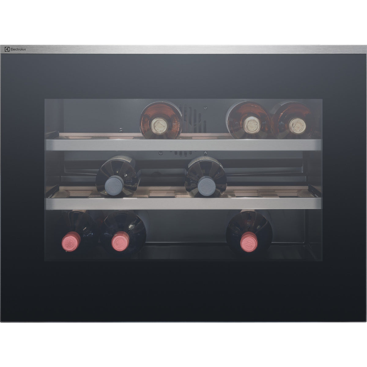 Electrolux WK4PL10CN, Frigorifero da vino, incasso, in basso, Cromo, Classe energetica: F, Capacità utile totale (L): 49