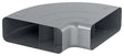 V-ZUG Canale d’aria, Gomito 90°, Orizzontale per canali piatti, L 227 x A 94 x P 288 mm