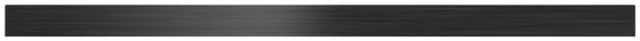 V-ZUG Mascherina per incasso sottopiano, Nero, larghezza 60 cm, altezza 30 mm