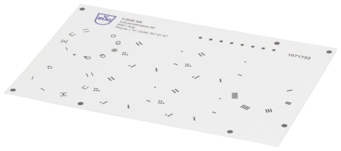 V-ZUG Pannello di comando per non vedenti