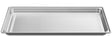 V-ZUG Teglia d'acciaio inossidabile non forata, L 629 x P 370 x A 28 mm