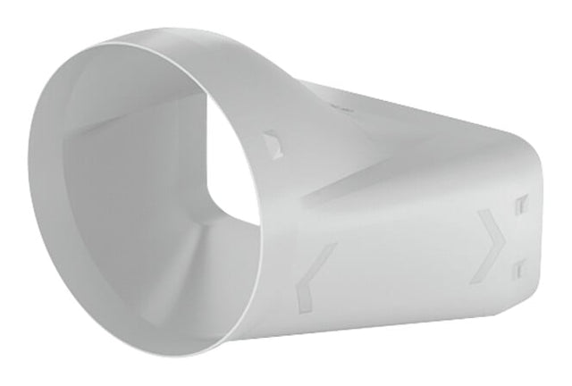 V-ZUG Prime pezzo di transizione da piatto a tondo, bocchettone ø 150 mm, lunghezza 165 mm