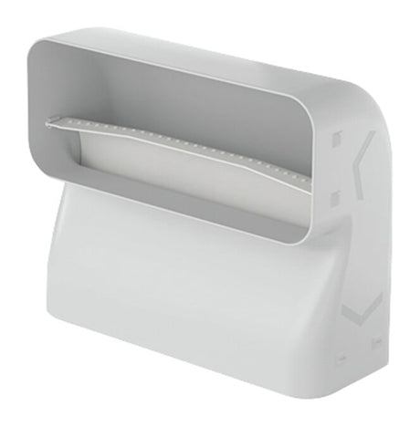 V-ZUG Prime curva stretta a 90° per canale piatto, verticale per canale piatto, L 222 x A 89 x P 92 mm