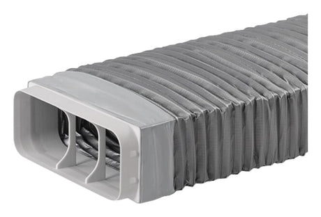 V-ZUG Prime canale piatto flessibile, deviazione e rotazione fino a 90°, L 222 x A 89 x P 250 - 550 mm