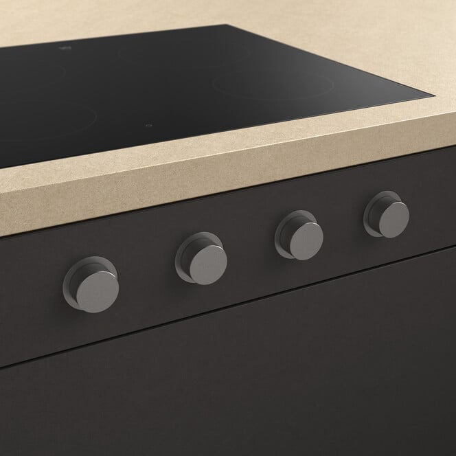 V-ZUG Commutatori rotativi esterni (4 pezzi) per CookTop V2000 I604-I804, Platino