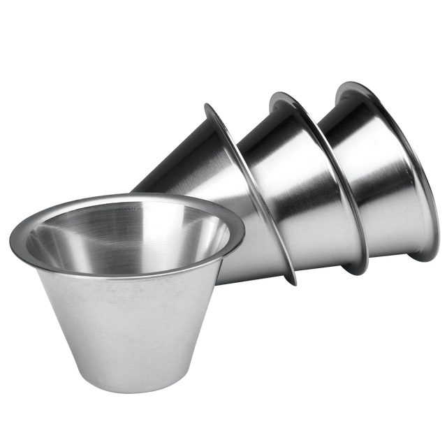 MIELE Forma per timballo in acc. inox(4 pezzi)