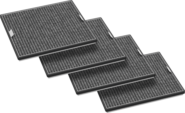 MIELE DKF 17-P Filtro a carboni attivi (4 pezzi)