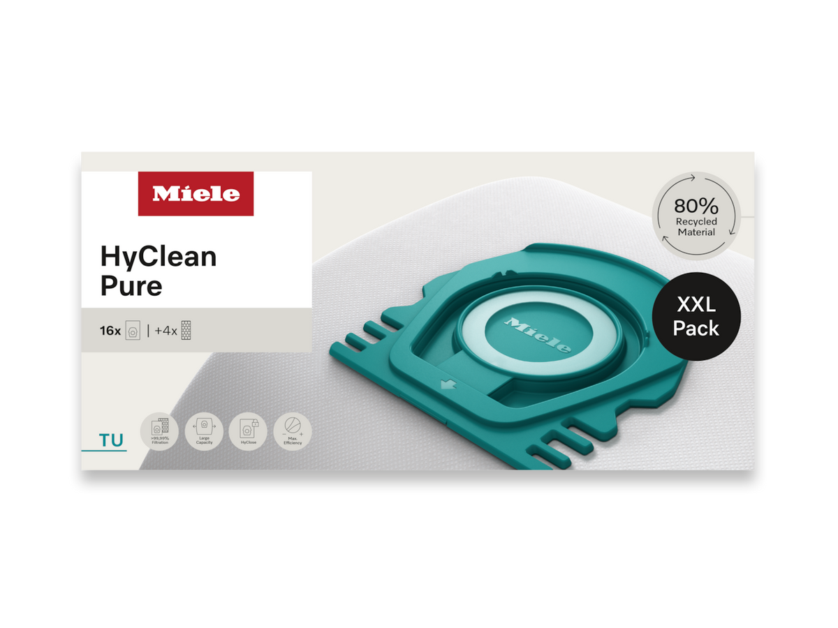 MIELE TU HyClean Pure XXL confezione di sacchetti per la polvere