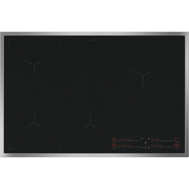 Electrolux GK78TSIBSC, Piano di cottura a induzione, SenseBoil™, SaphirMatt, Variante di incasso: Telaio, Numero zone di