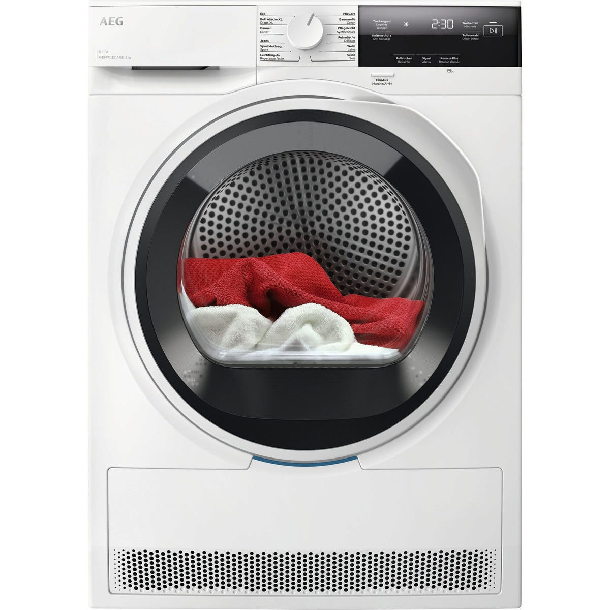 AEG ATW5B10, Asciugatrice, a destra, intercambiabile, Classe energetica: C, Rumorosità dB(A): 67, pompa di calore, Aquas