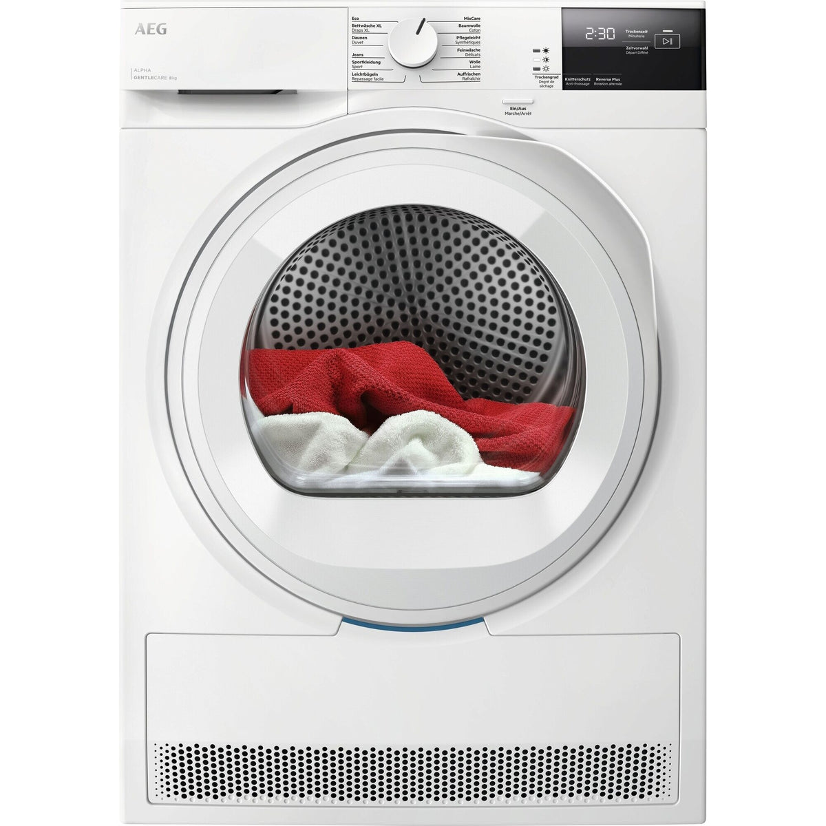 AEG ATW3A10, Asciugatrice, a destra, intercambiabile, Classe energetica: C, Rumorosità dB(A): 67, pompa di calore, Aquas