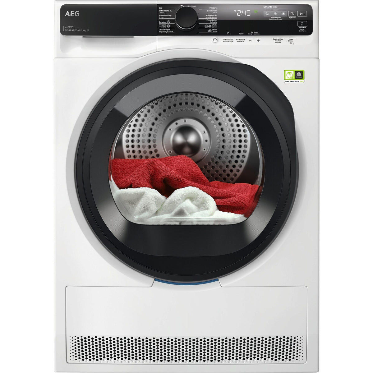 AEG ATW7GCI10, Asciugatrice, a destra, intercambiabile, Classe energetica: B, Rumorosità dB(A): 63, pompa di calore, Aqu
