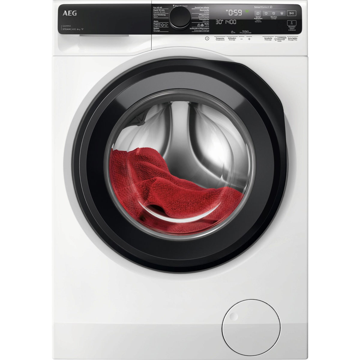 AEG AWA6GSI10, Lavatrice, a destra, Classe energetica: A, Capacità (kg): 8, Rumorosità dB(A): 72, Velocità di centrifuga