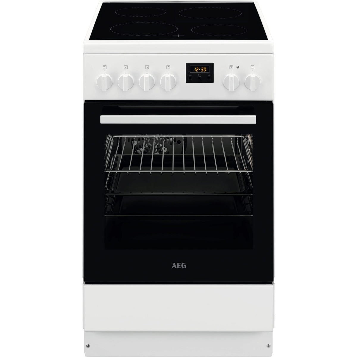 AEG FEHA5KV112, Cucine a posa libera, Bianco, Classe energetica: A, Modalità di funzionamento: Comandi a manopola, Temp.