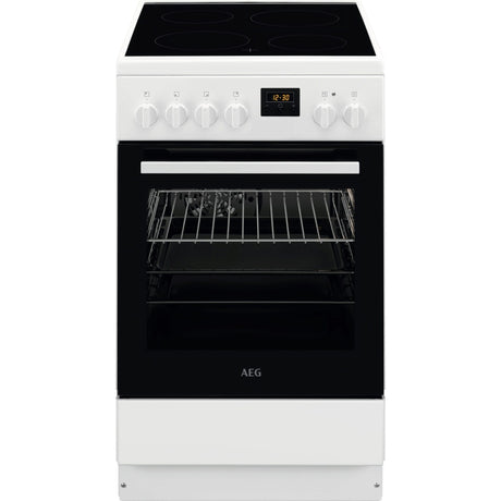 AEG FEHA5KV112, Cucine a posa libera, Bianco, Classe energetica: A, Modalità di funzionamento: Comandi a manopola, Temp.